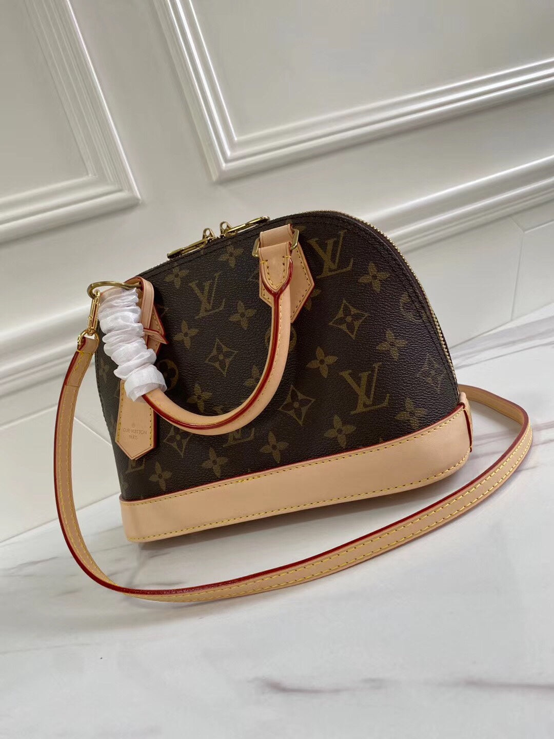 Timeless Heritage Curved Top Handle Bag