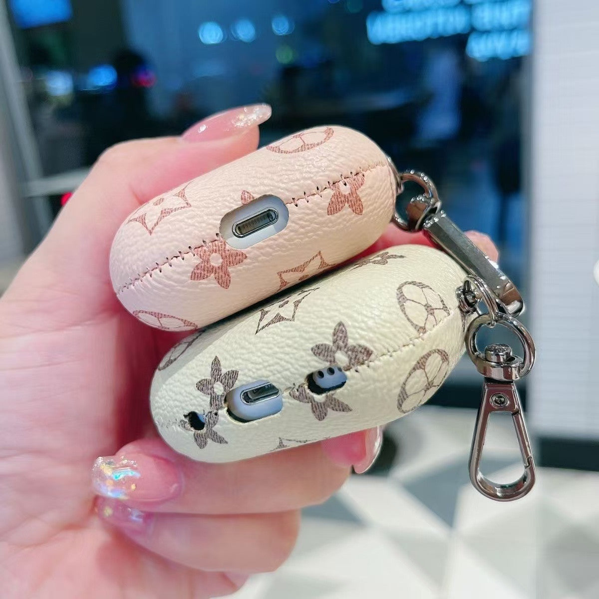 Timeless Elegance: Vintage Monogram AirPods Case