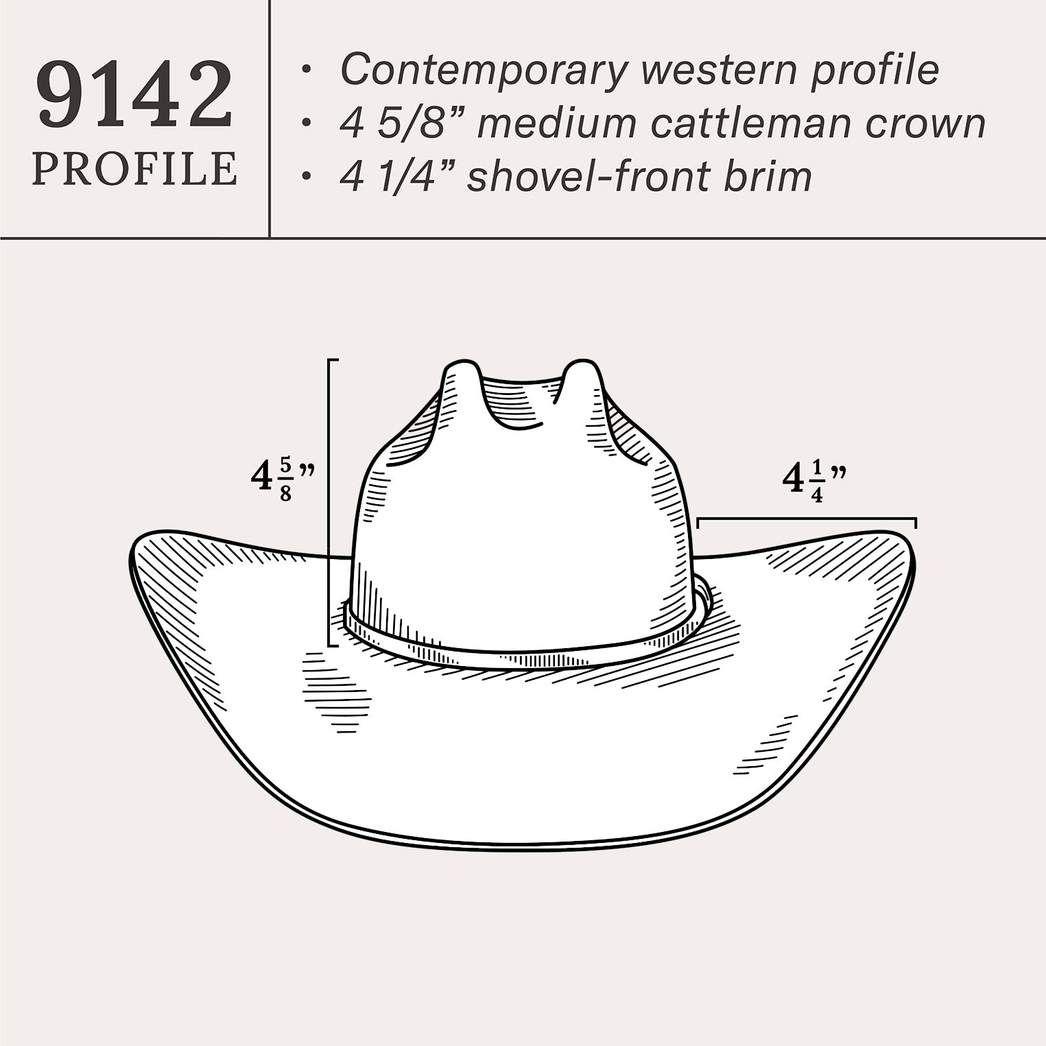 Acoustic 6X Cowboy Hat