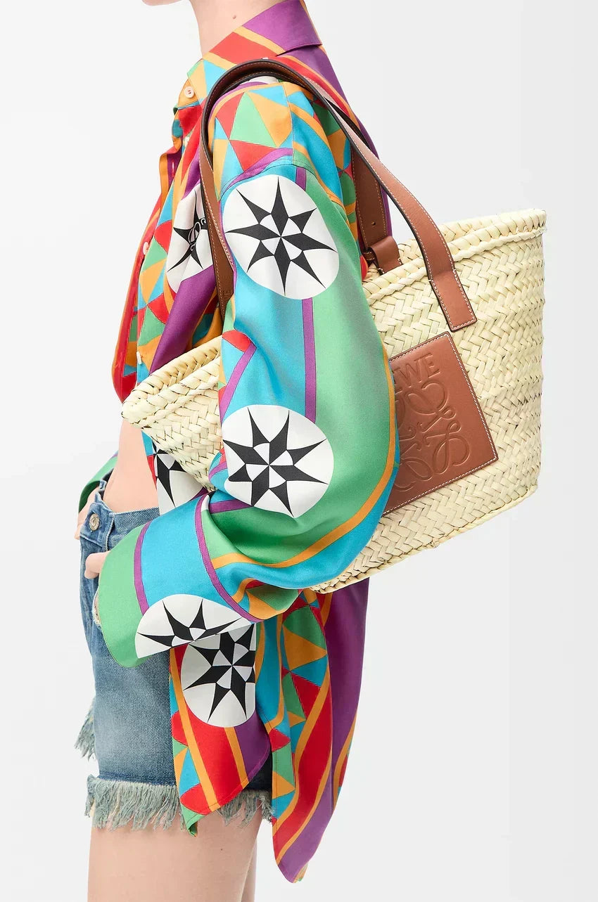 Timeless Heritage Woven Basket Bag