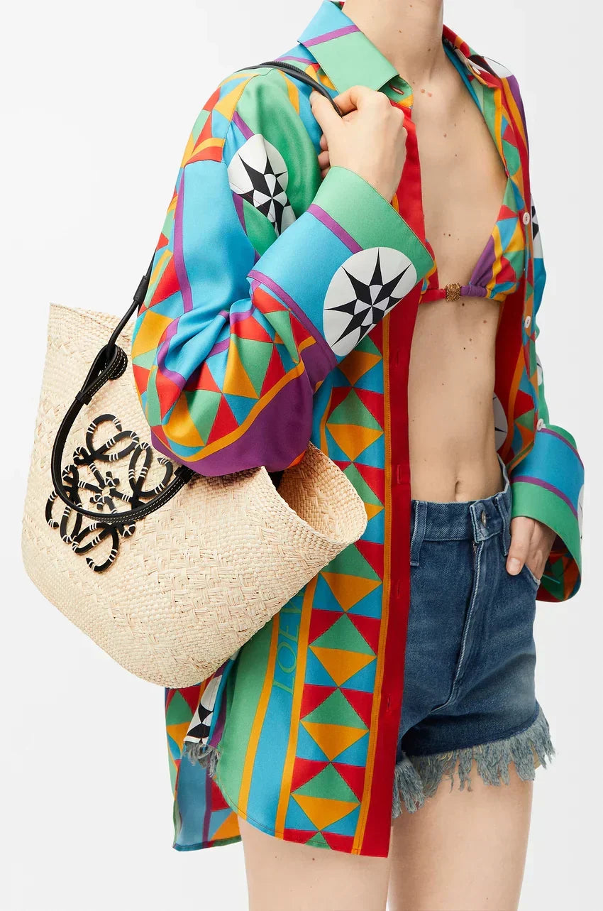 Timeless Heritage Woven Basket Bag