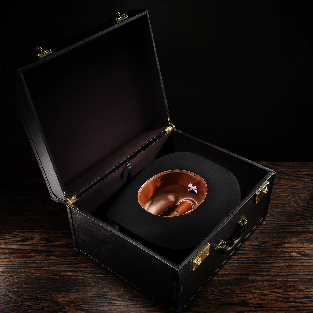Premium Leather Hat Case