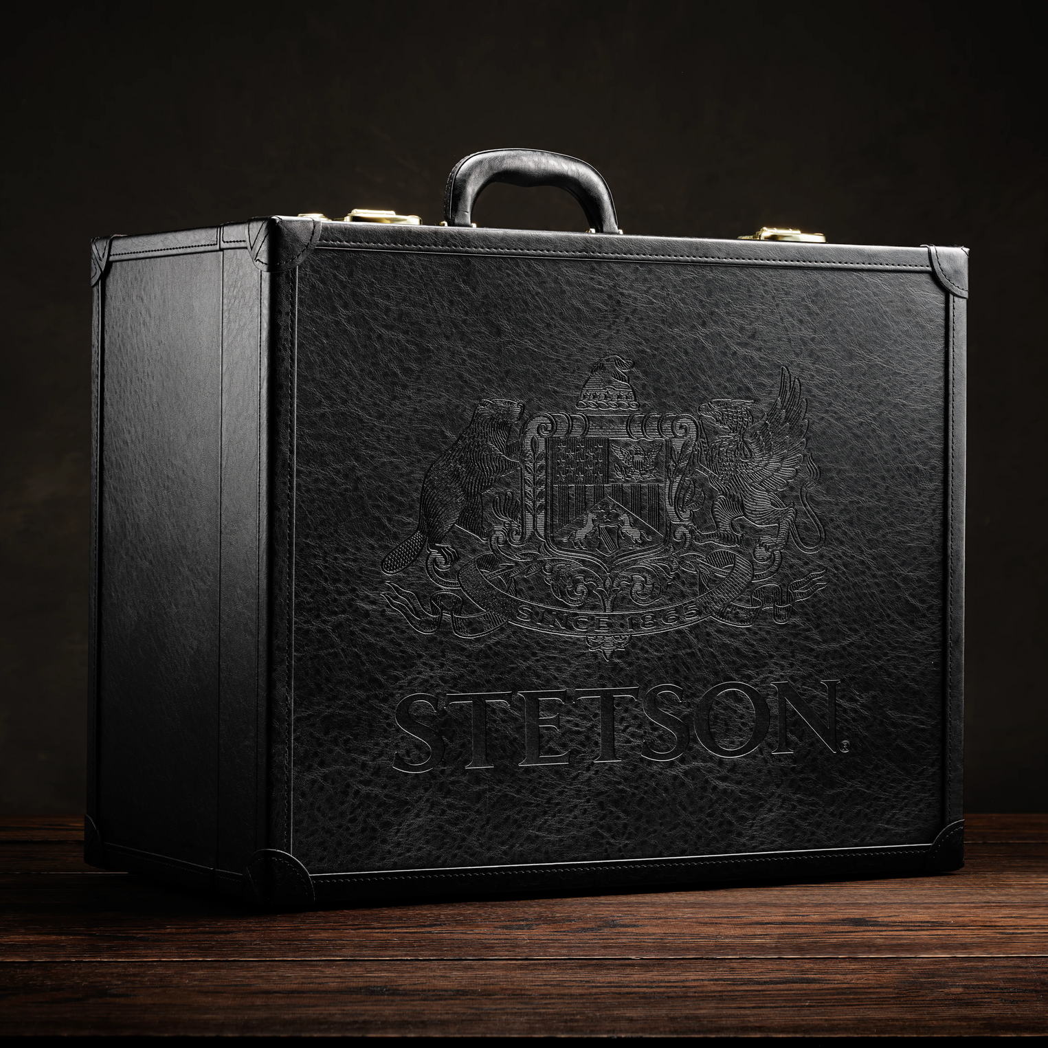Premium Leather Hat Case