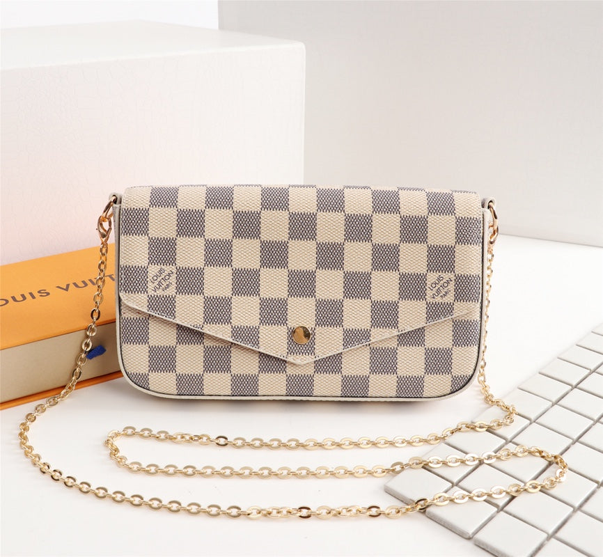 Classic Print 3-in-1 Envelope Crossbody Bag Set