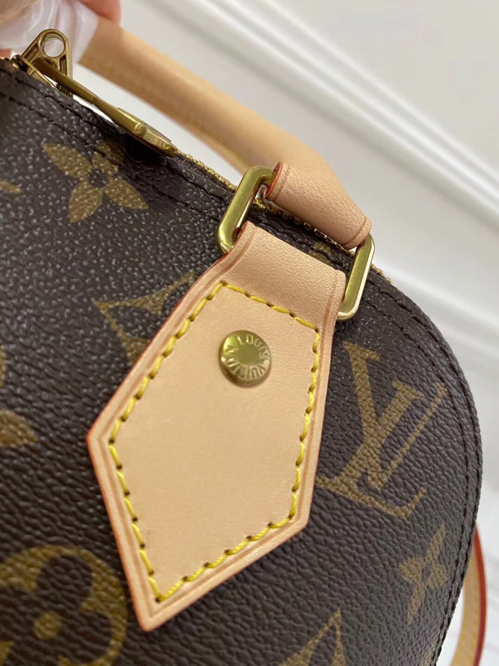 Timeless Heritage Curved Top Handle Bag