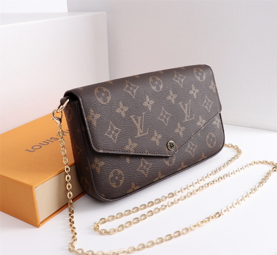 Classic Print 3-in-1 Envelope Crossbody Bag Set