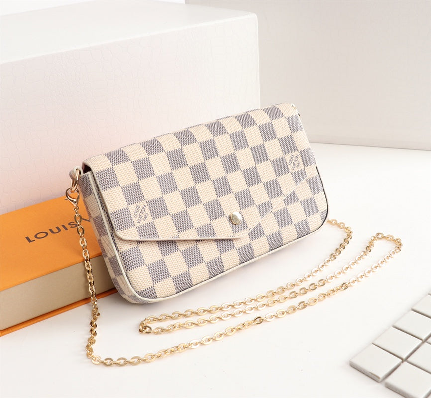 Classic Print 3-in-1 Envelope Crossbody Bag Set