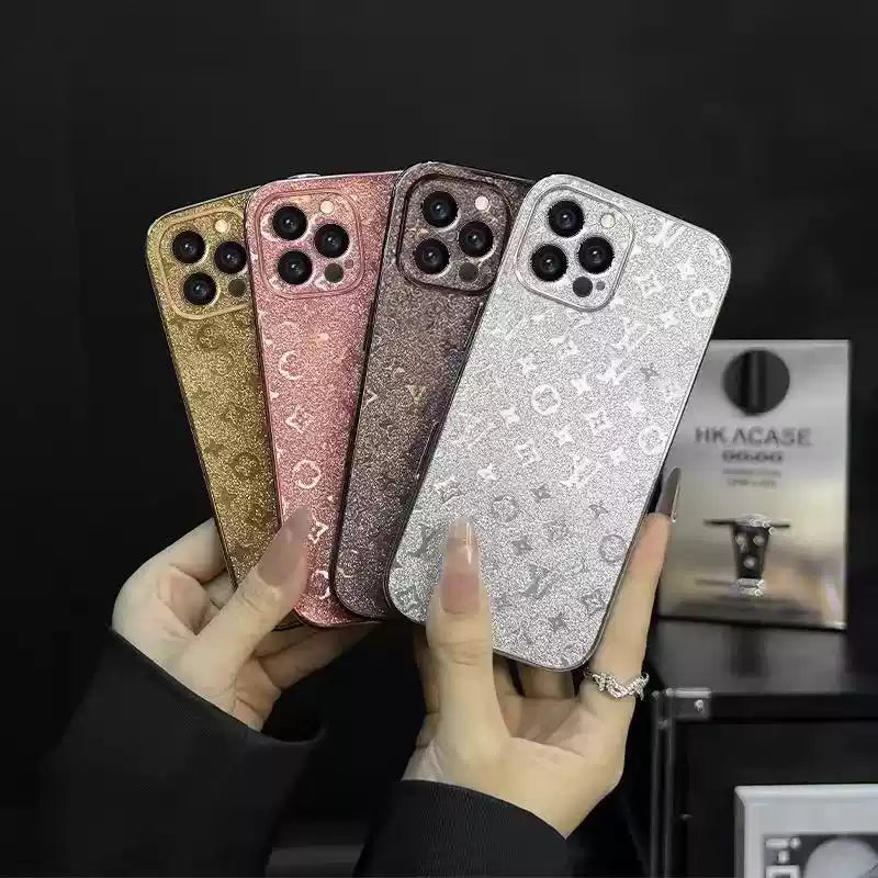 Luxury Glitter Monogram Phone Case