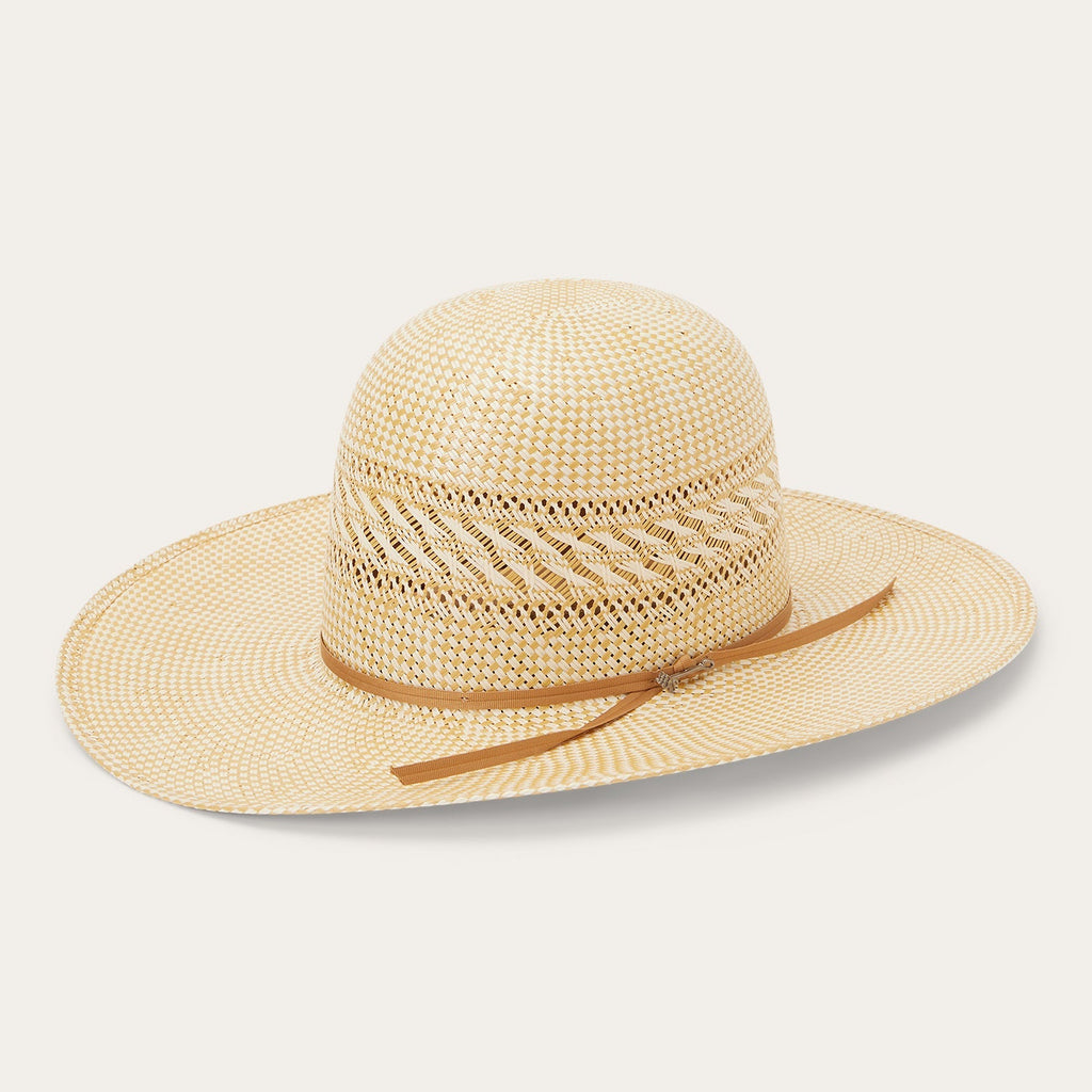 Classic 20X Open Crown Straw Cowboy Hat