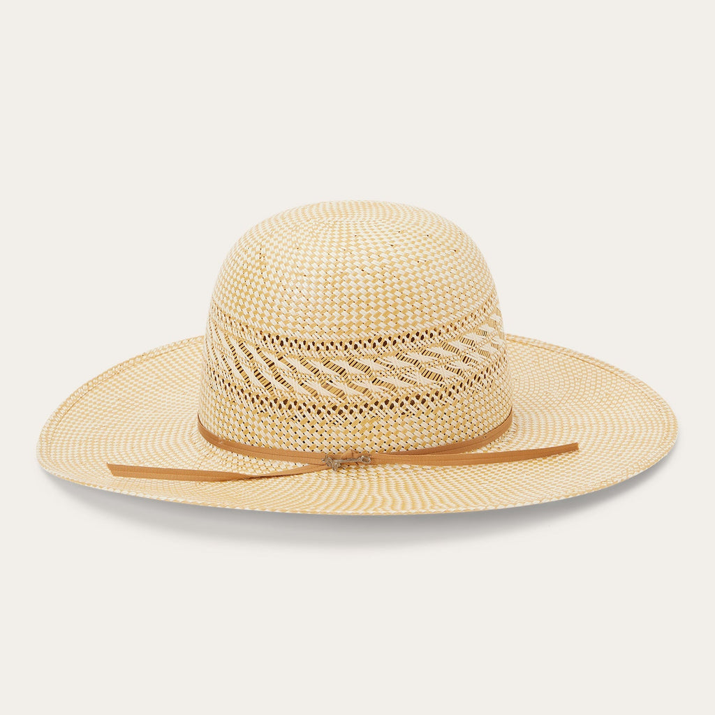 Classic 20X Open Crown Straw Cowboy Hat