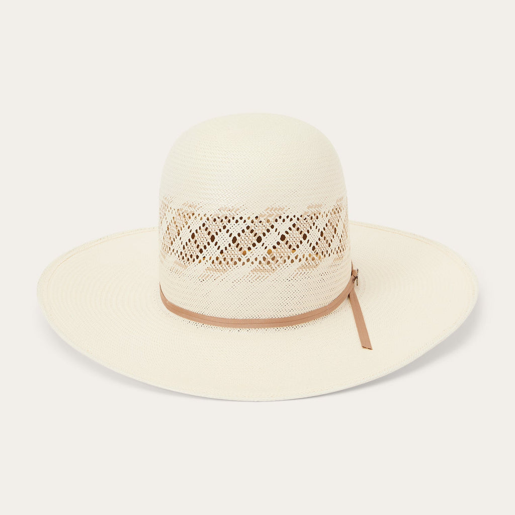 Thunder 10X Open Crown Straw Cowboy Hat