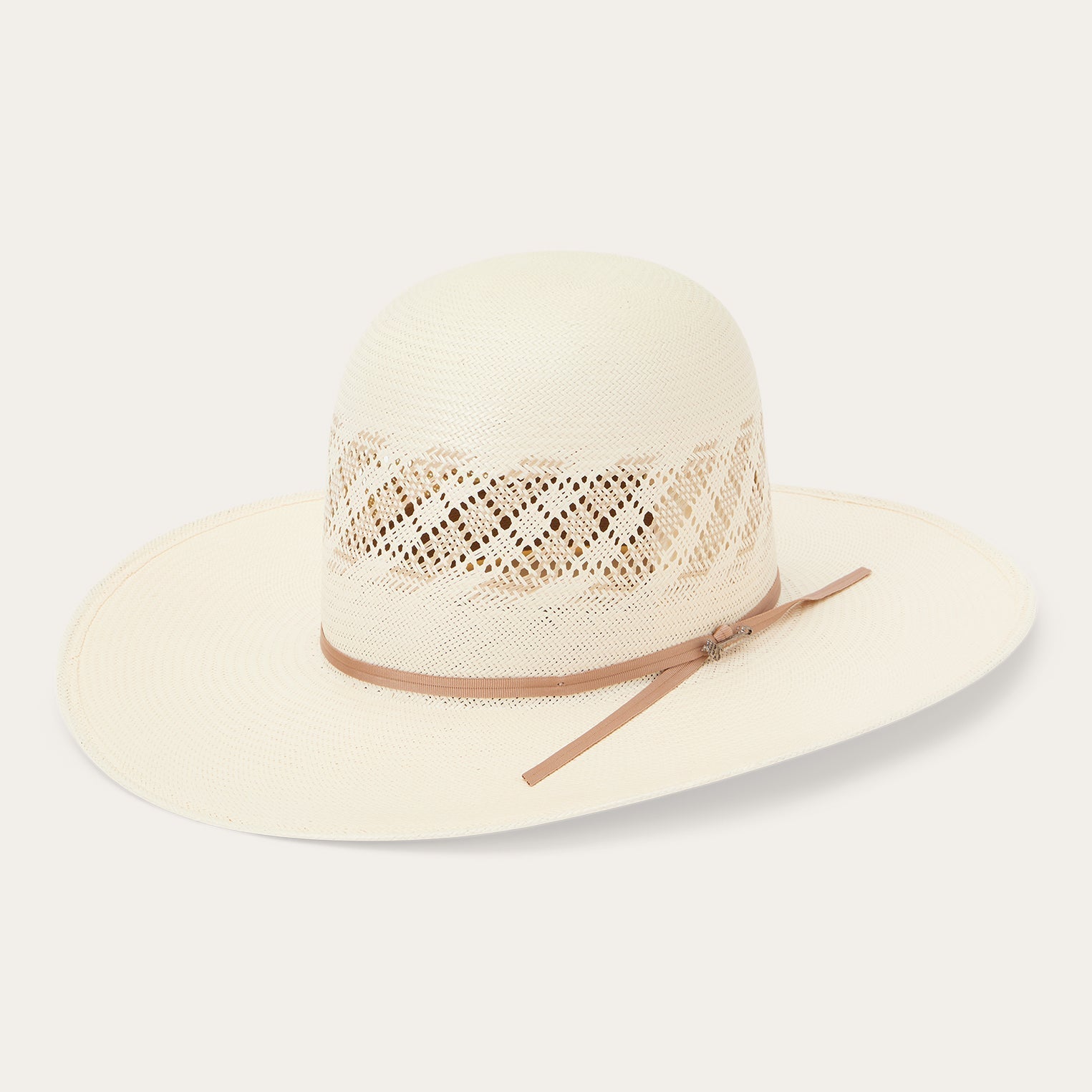 Thunder 10X Open Crown Straw Cowboy Hat