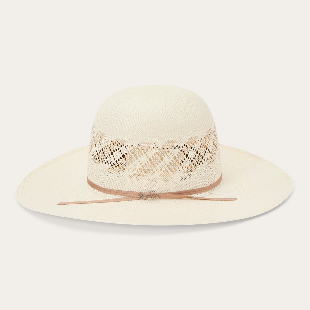 Thunder 10X Open Crown Straw Cowboy Hat