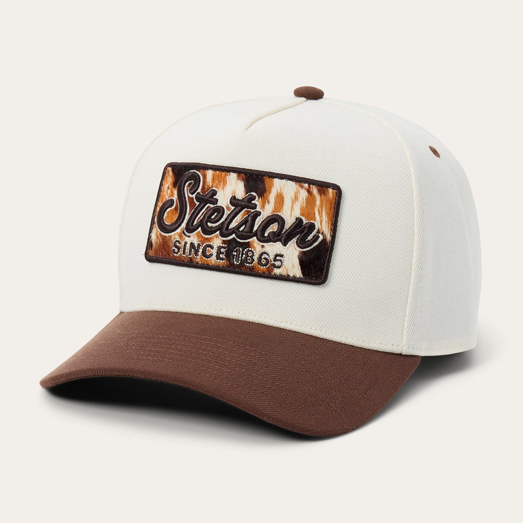 Cowhide Patch Trucker Hat