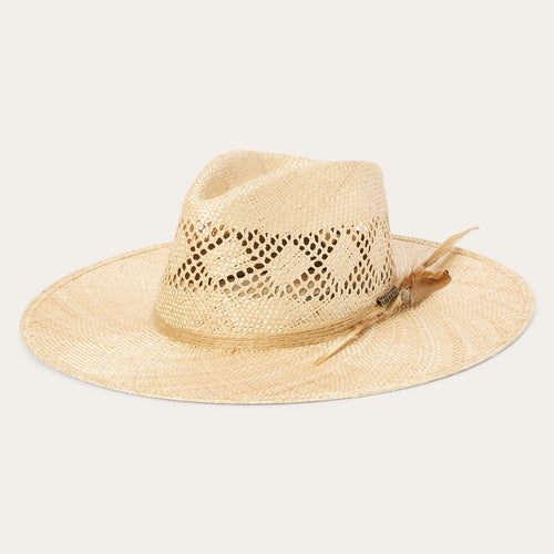 Chorus Straw Flat Brim Hat
