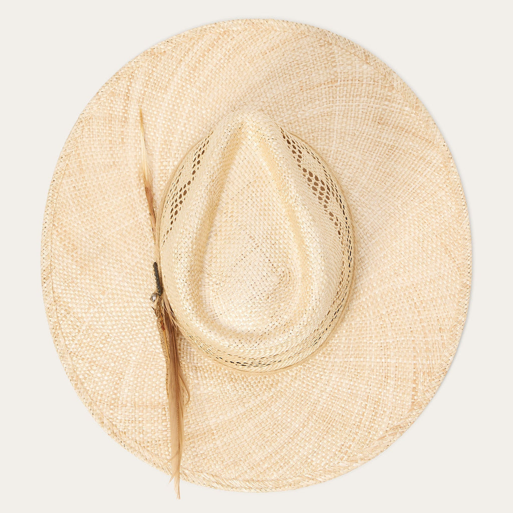 Chorus Straw Flat Brim Hat