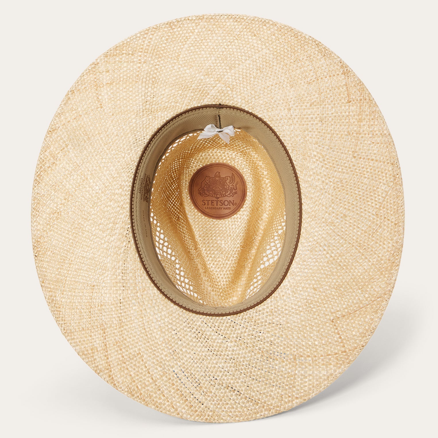 Chorus Straw Flat Brim Hat