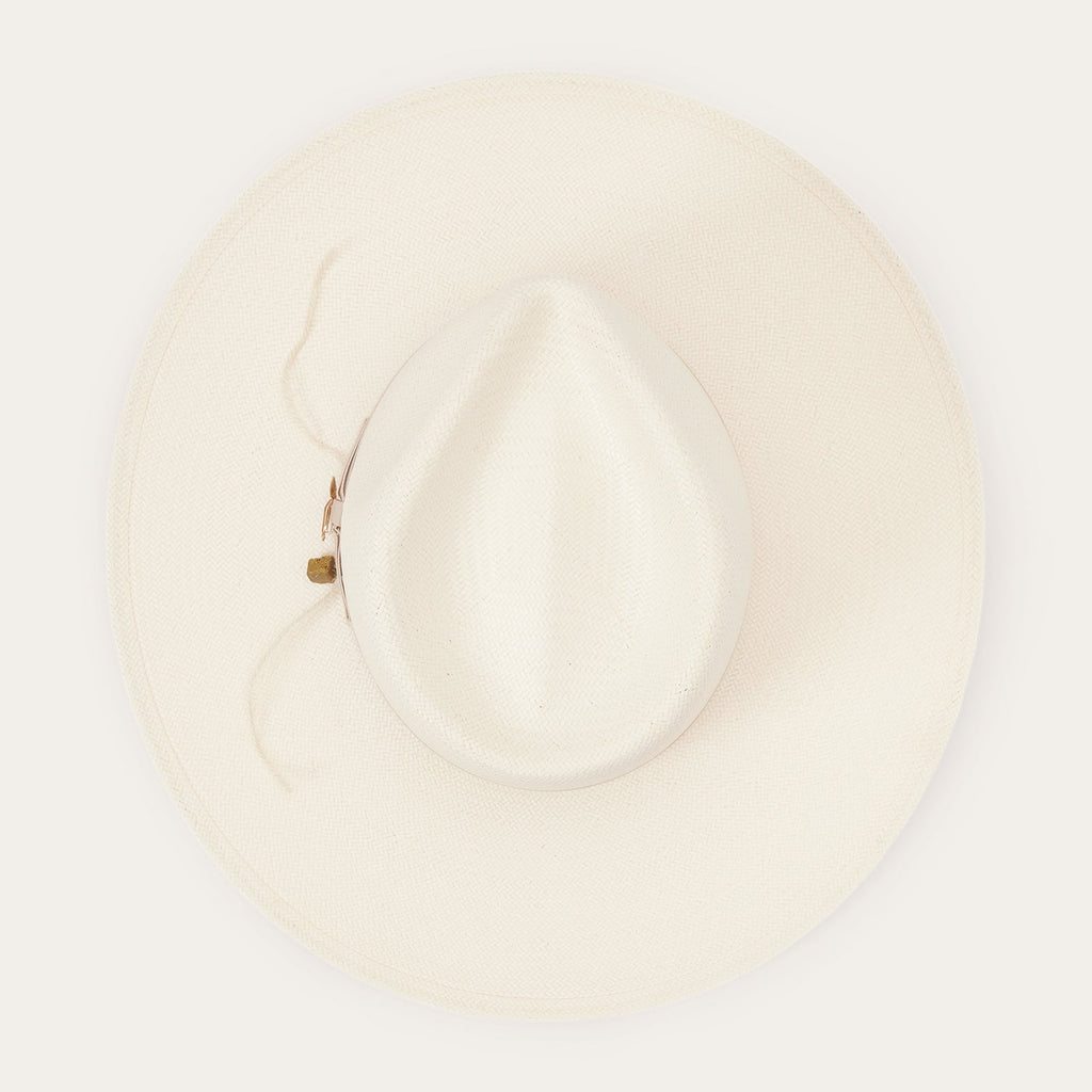 JW Marshall Straw Flat Brim Hat