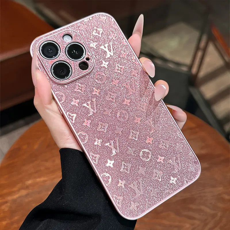 Luxury Glitter Monogram Phone Case