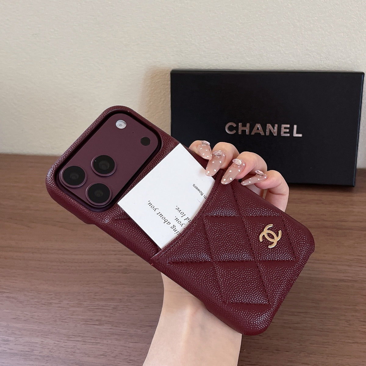 🍷Burgundy Quilted · Old Money Collection