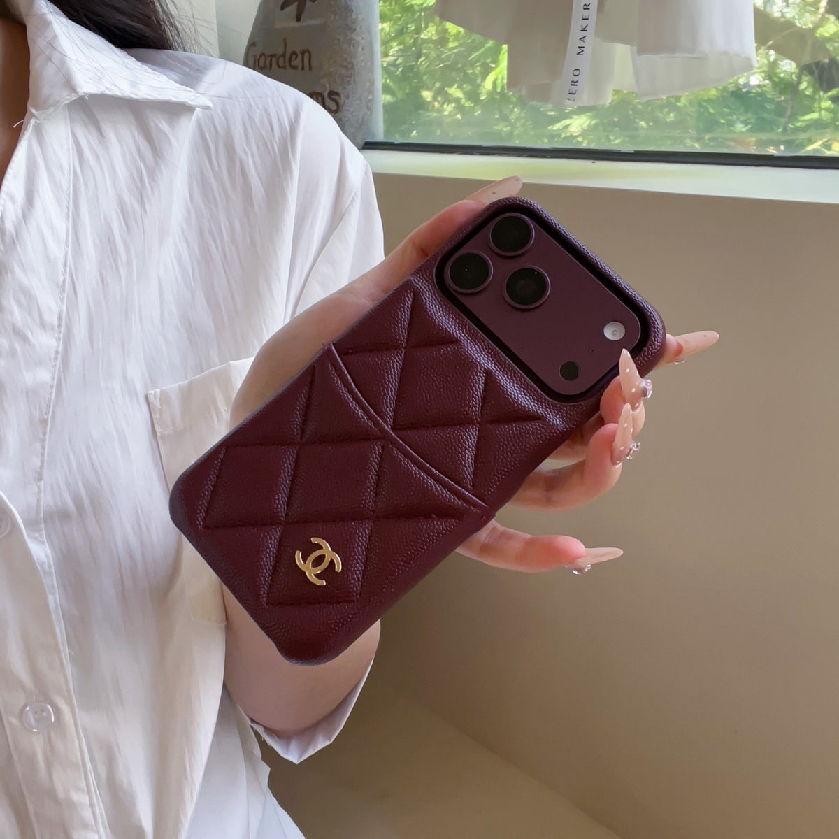 🍷Burgundy Quilted · Old Money Collection