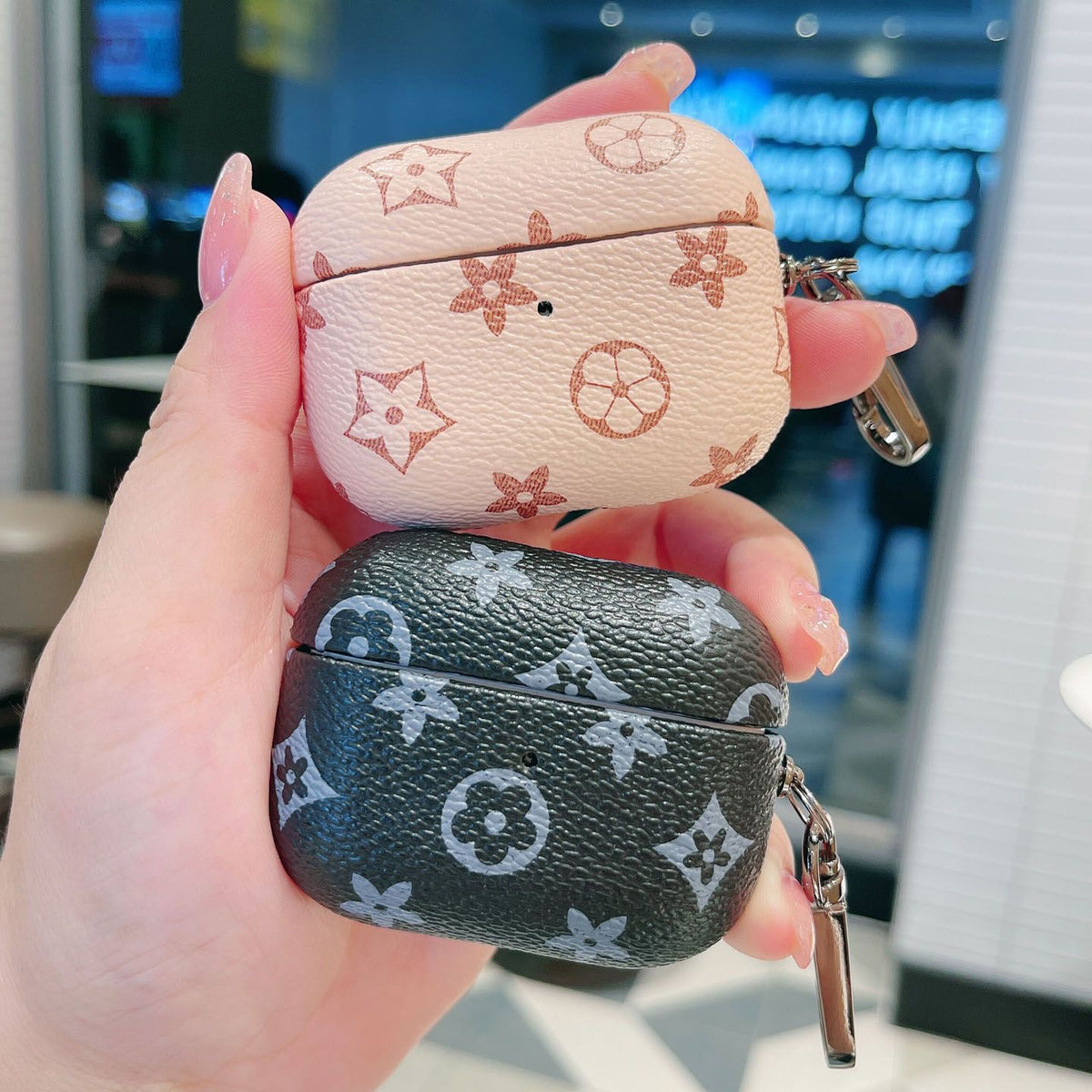 Timeless Elegance: Vintage Monogram AirPods Case