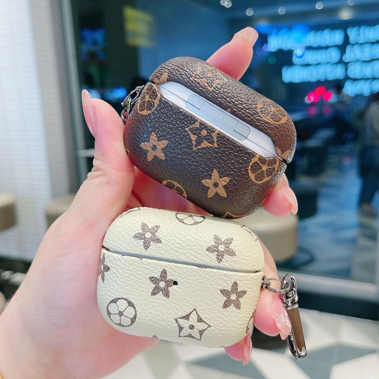Timeless Elegance: Vintage Monogram AirPods Case