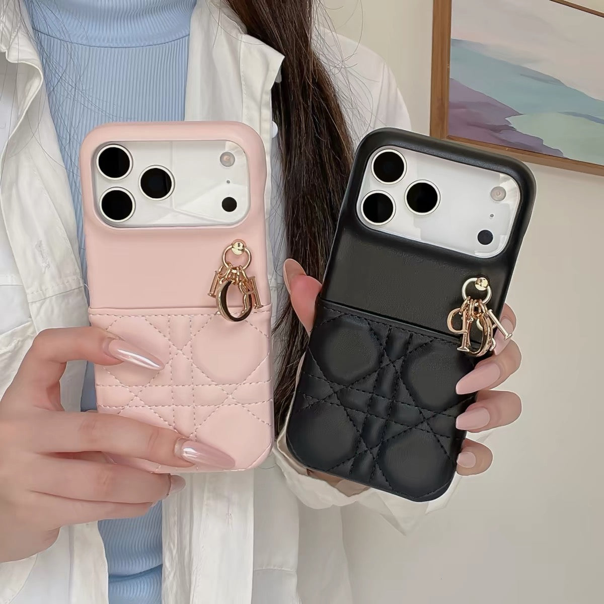 Timeless Elegance Quilted Leather Phone Case ✨