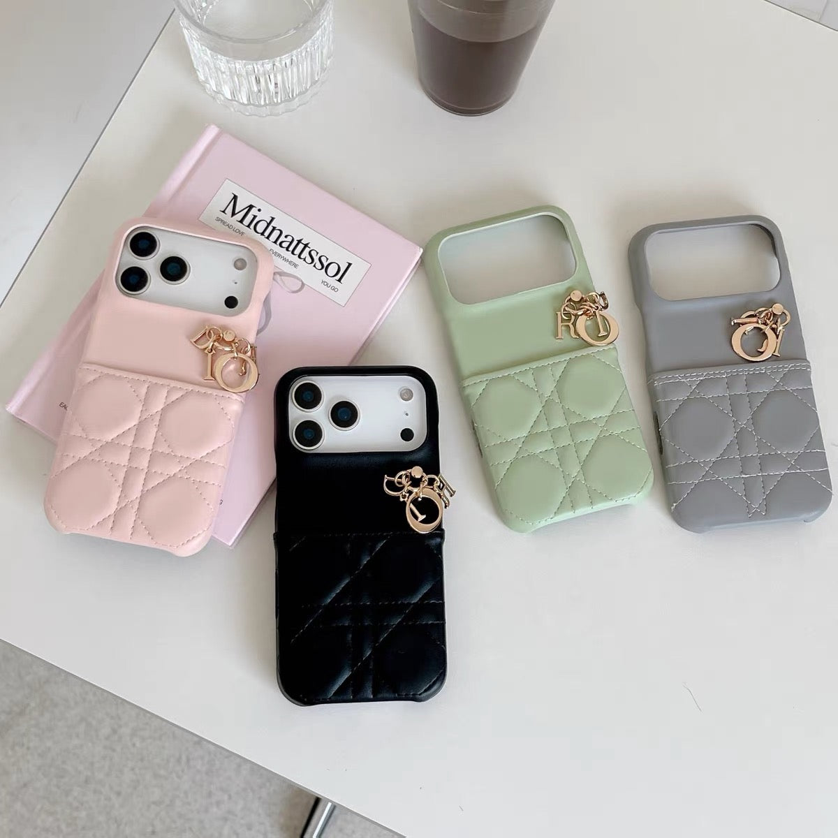 Timeless Elegance Quilted Leather Phone Case ✨