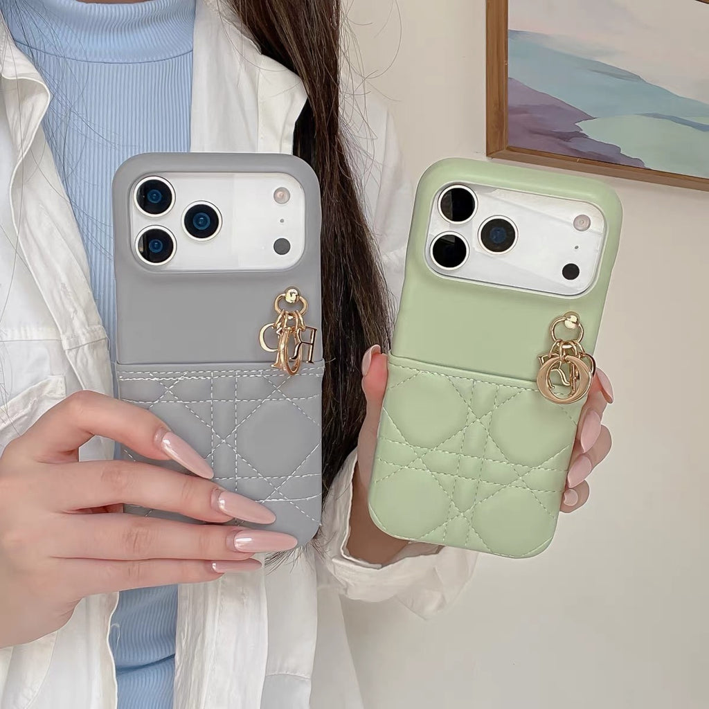 Timeless Elegance Quilted Leather Phone Case ✨