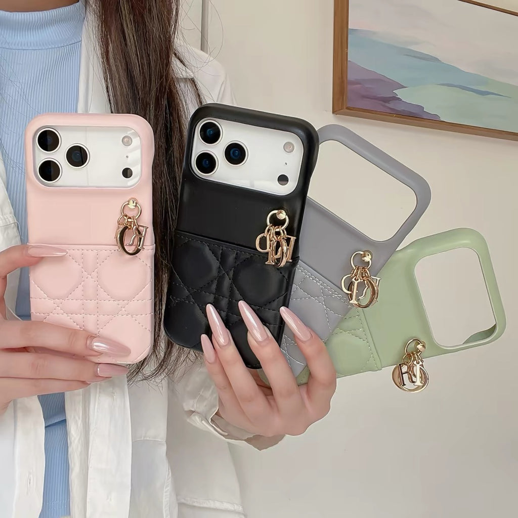 Timeless Elegance Quilted Leather Phone Case ✨