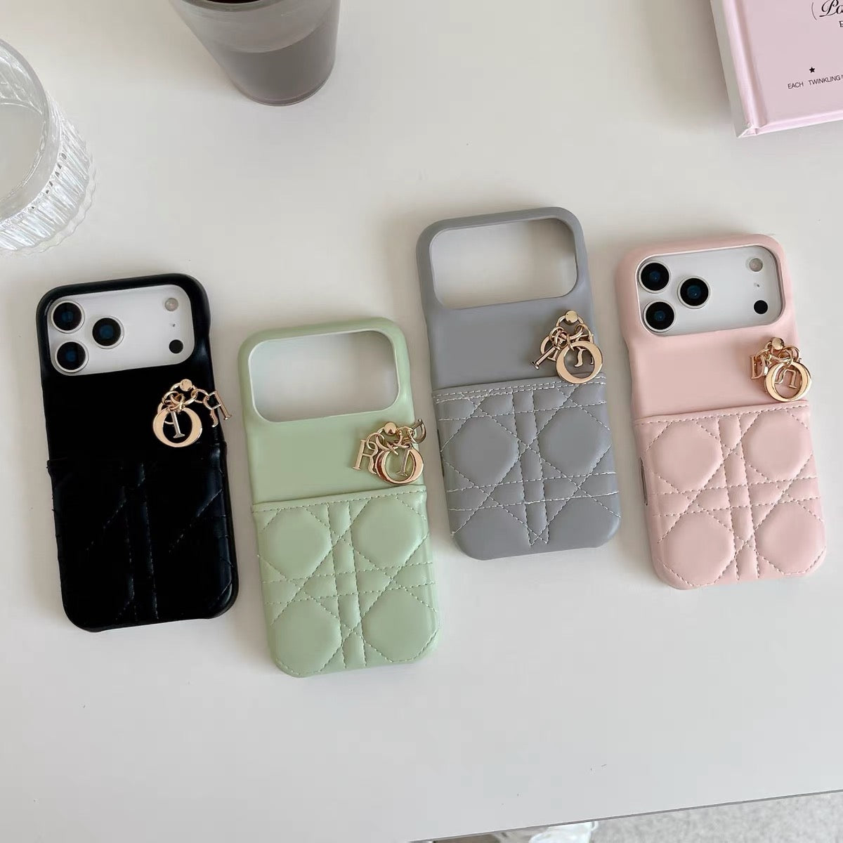 Timeless Elegance Quilted Leather Phone Case ✨