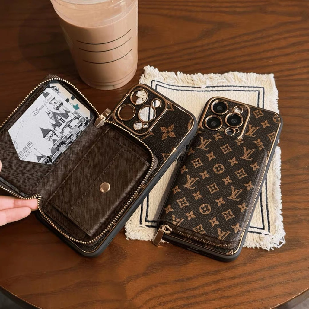 Vintage Monogram Wallet Case 🍂✨
