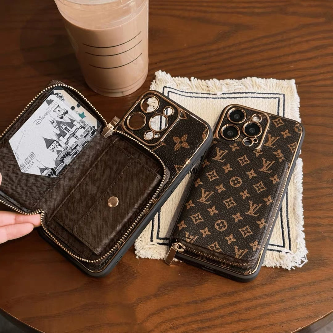 Vintage Monogram Wallet Case 🍂✨
