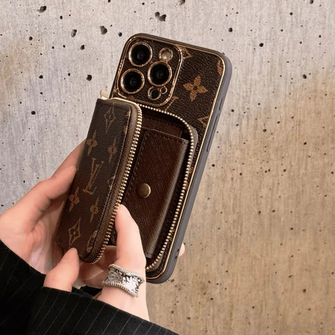 Vintage Monogram Wallet Case 🍂✨