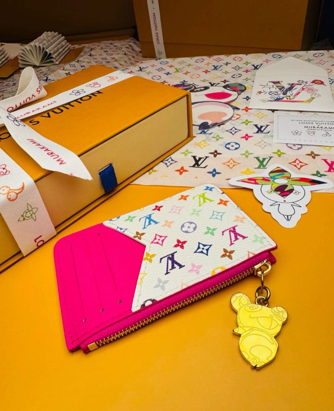 colorful Heritage Monogram Coin Pouch Charms ✨🎨