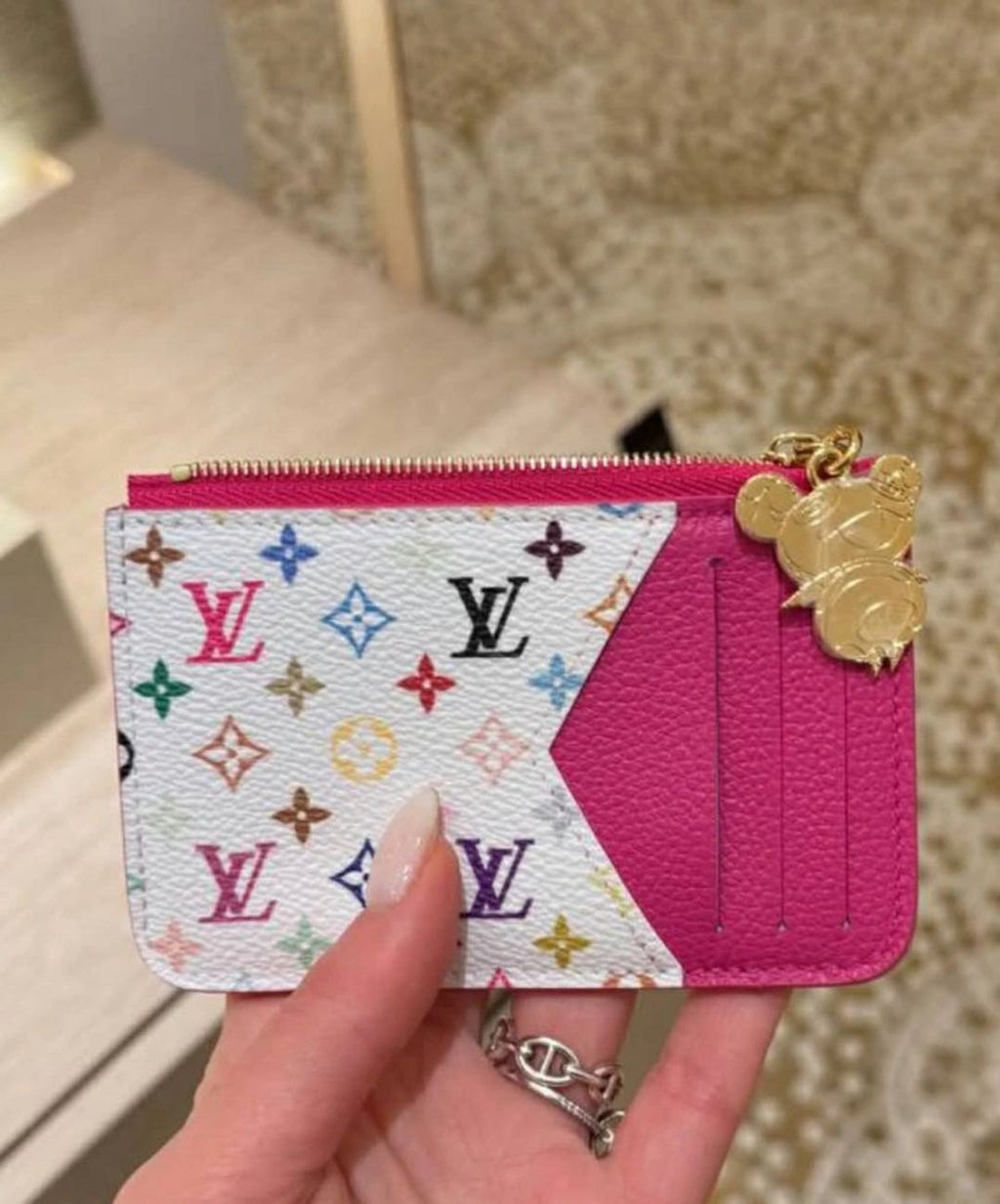 colorful Heritage Monogram Coin Pouch Charms ✨🎨