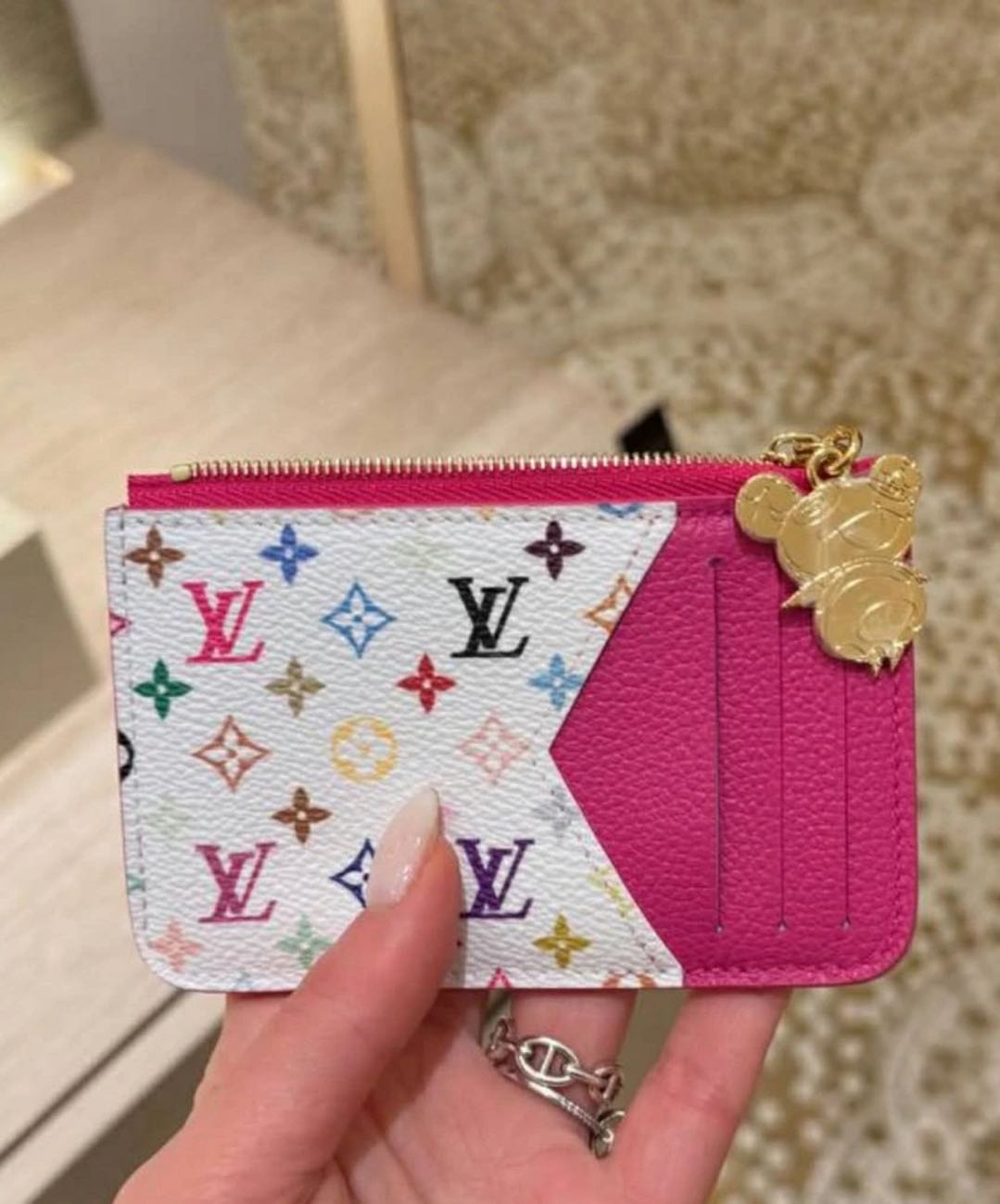 colorful Heritage Monogram Coin Pouch Charms ✨🎨