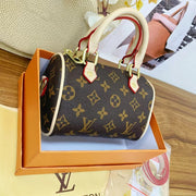 Classic Print Mini Boston Bag