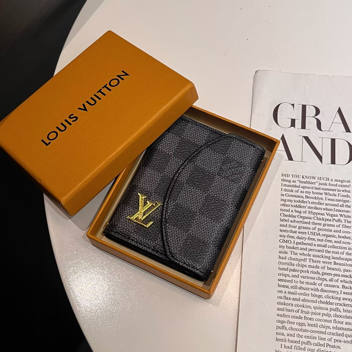 Vintage-Inspired Monogram Compact Wallet Collection