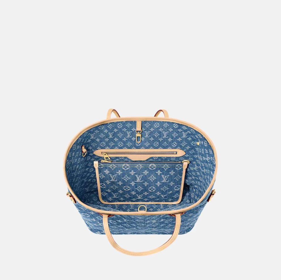 Luxury Denim Fashion Tote Bag