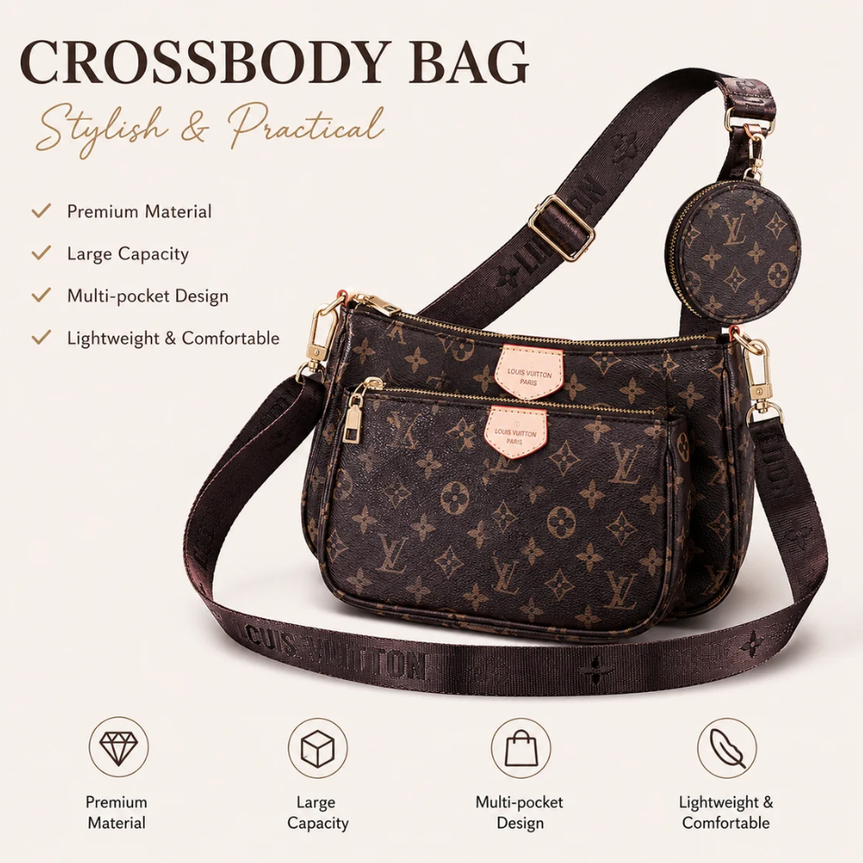 Classic Monogram 3-in-1 Modular Crossbody Bag Set