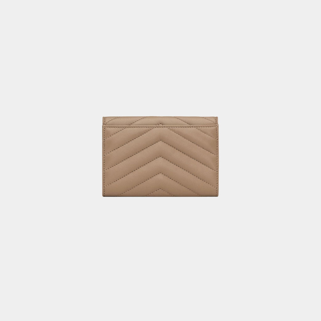 Timeless Quilted Envelope Wallet