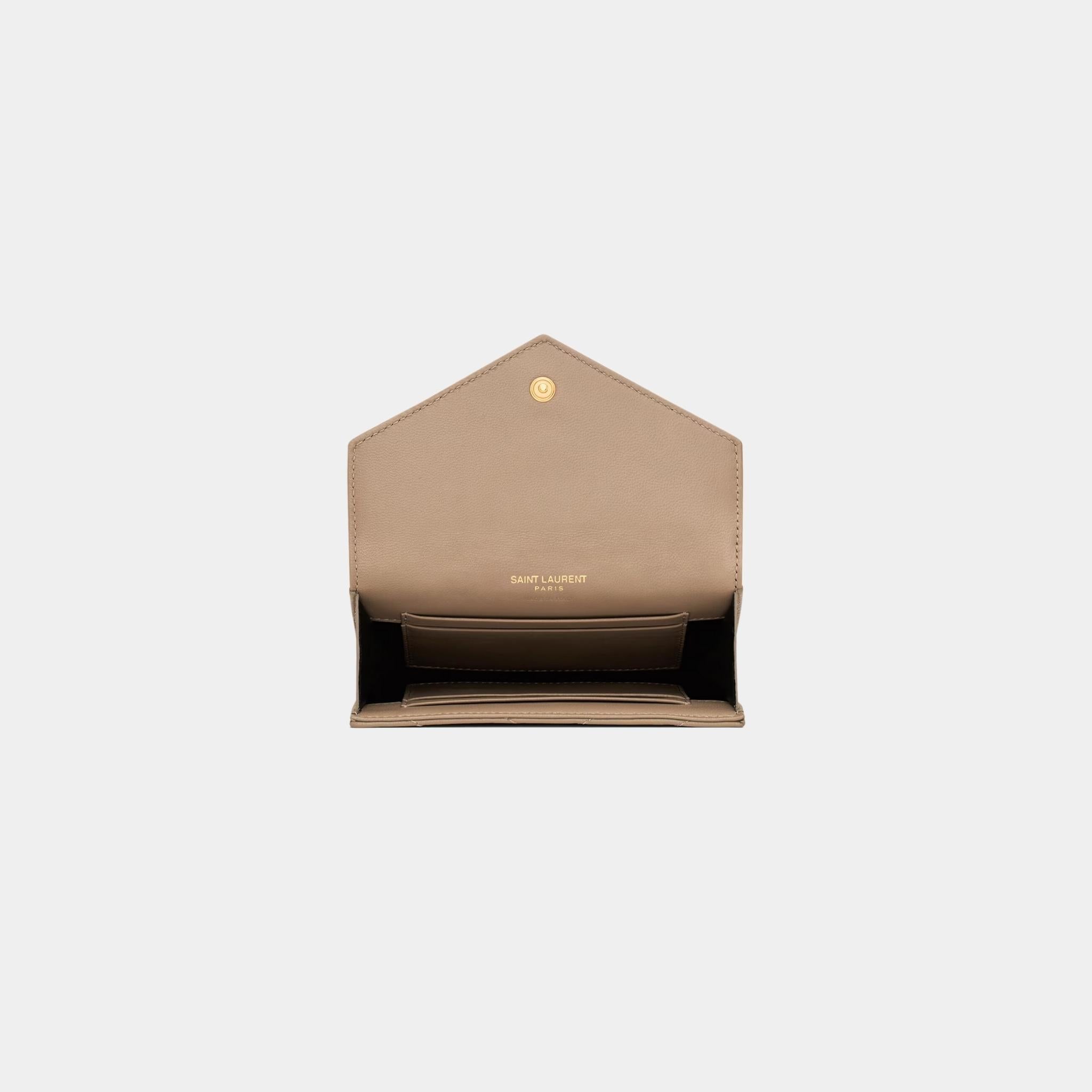Timeless Quilted Envelope Wallet